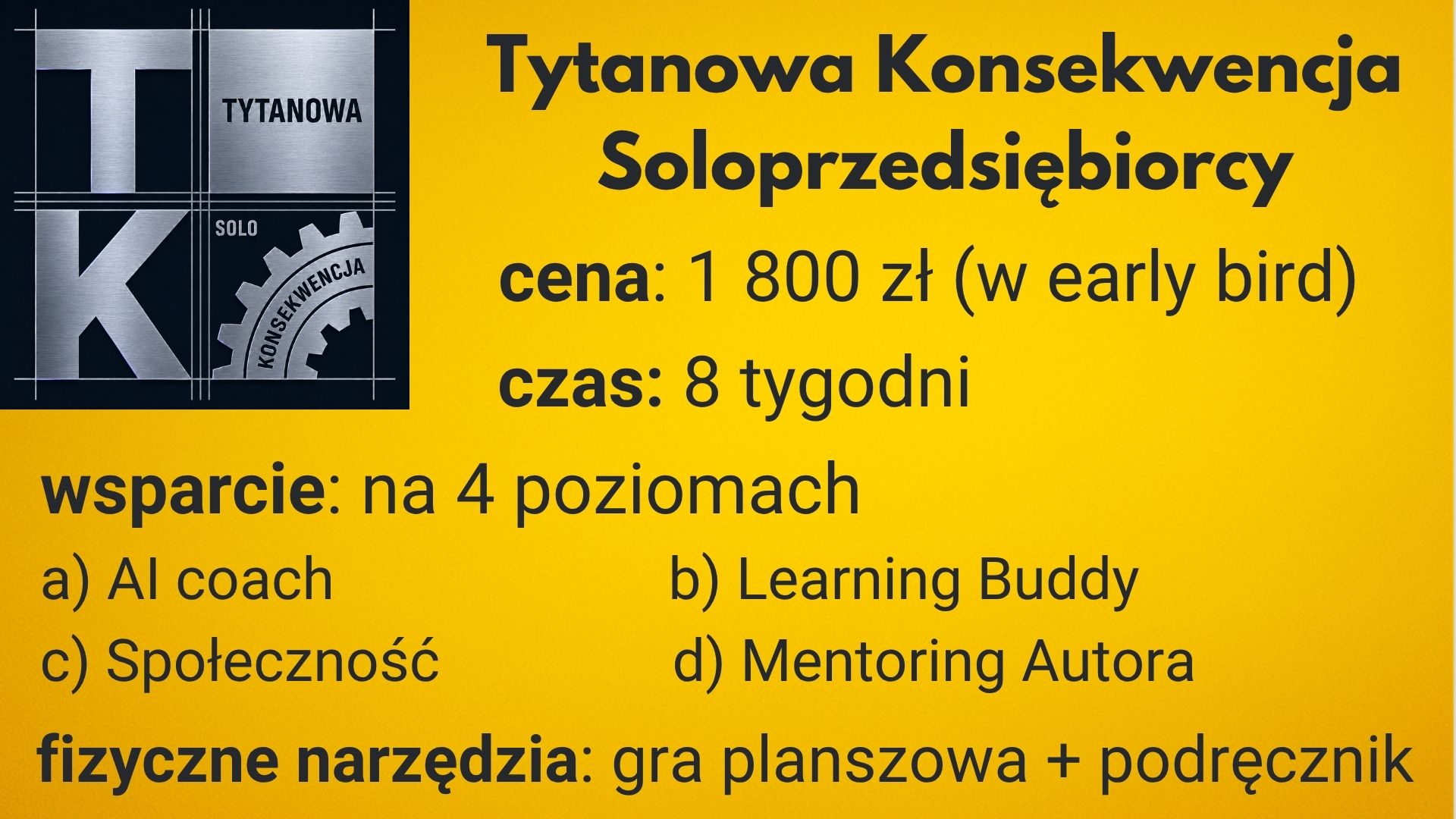 Tytanowa Konsekwencja - Kurs